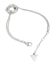 GUESS PERFECT Pulsera con charms de c&iacute;rculos entrelazados SILVER - Pulseras - 3