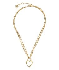 GUESS ALL YOU NEED IS LOVE Collar con dije en forma de coraz&oacute;n - Collares