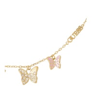 GUESS CHRYSALIS Pulsera con m&uacute;ltiples dijes y motivo de mariposa. ywl dorado/rosa claro - Pulseras - 4