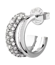 GUESS FABULOUS ME Pendientes, modelo de doble aro SILVER - Pendientes - 3