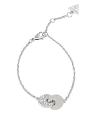 GUESS BLOOMING SUMMER Pulsera con dos c&iacute;rculos entrelazados SILVER - Pulseras - 2