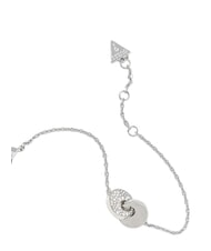 GUESS BLOOMING SUMMER Pulsera con dos c&iacute;rculos entrelazados SILVER - Pulseras - 3