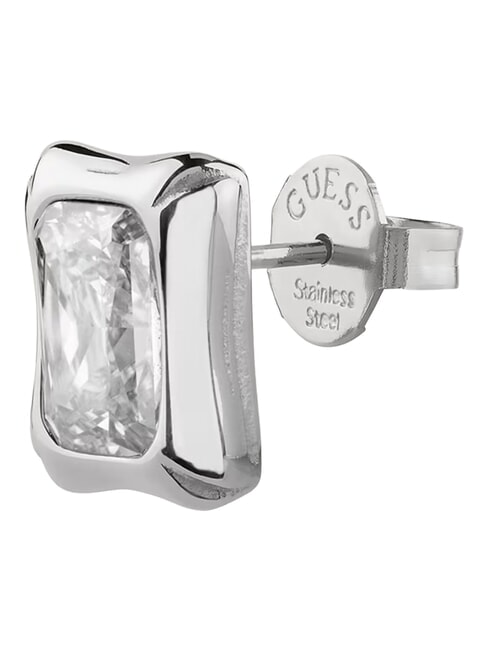 BAMBOO Pendientes de plata, modelo cuadrado SILVER - Pendientes