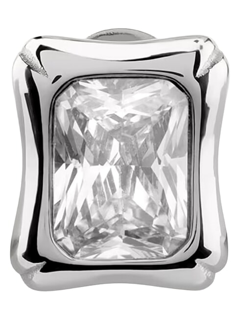 BAMBOO Pendientes de plata, modelo cuadrado SILVER - Pendientes