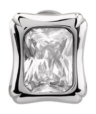 GUESS BAMBOO Pendientes de plata, modelo cuadrado SILVER - Pendientes - 4