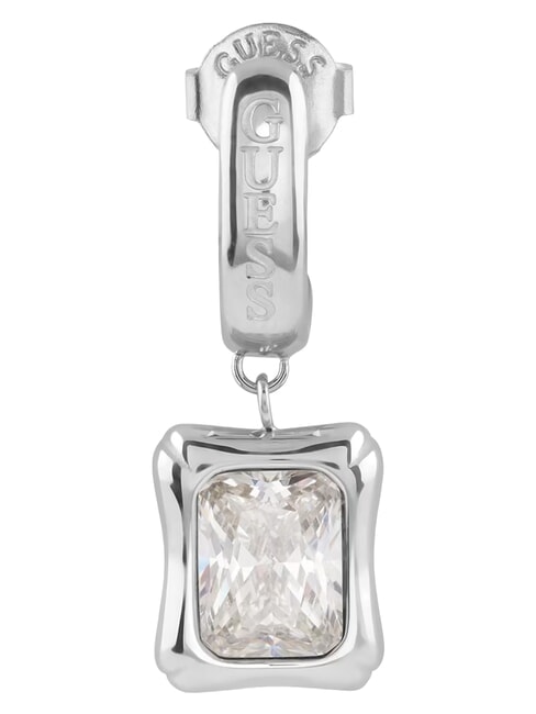 BAMBOO Pendientes, colgantes con circonita c&uacute;bica SILVER - Pendientes