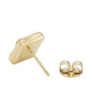 GUESS BAMBOO Pendientes de plata, modelo cuadrado oro amarillo - Pendientes - 4