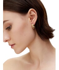 GUESS BAMBOO Pendientes de oro amarillo, modelo de aro oro amarillo - Pendientes - 2