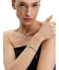 GUESS CRAZY IN LOVE Pulsera de plata con dije en forma de coraz&oacute;n. SILVER - Pulseras - 5