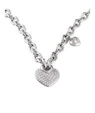 GUESS CRAZY IN LOVE Collar con dije en forma de coraz&oacute;n SILVER - Collares - 4