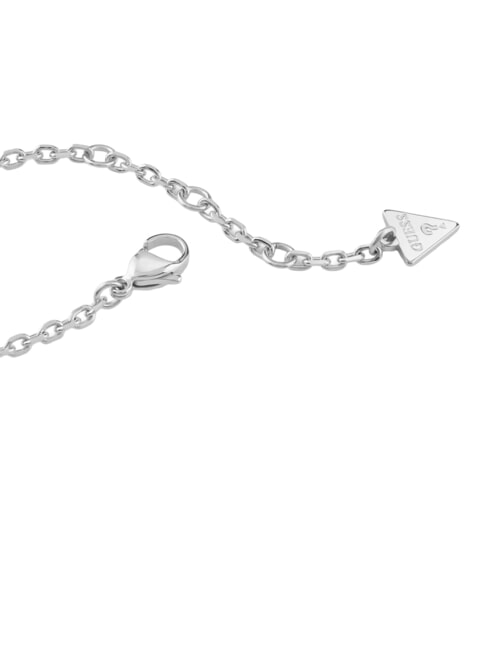 AMORE Pulsera con dije de coraz&oacute;n solitario SILVER - Pulseras