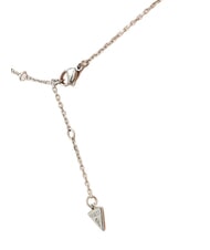 GUESS AMORE Collar con dije de coraz&oacute;n y circonita c&uacute;bica SILVER - Collares - 3