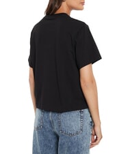 GUESS JEANS BOXY MINI TRIANGLE Camiseta de algod&oacute;n jetbla - camiseta - 2