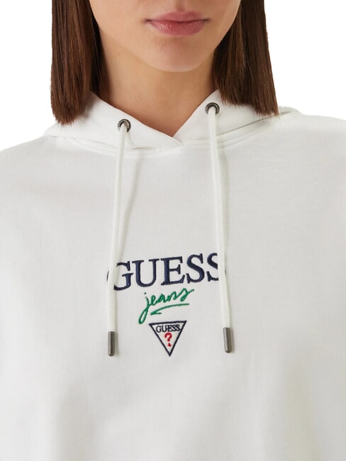 DROP BAKER CROP Sudadera purwhite - Sudaderas de mujer