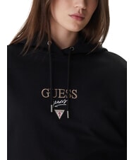 GUESS JEANS DROP BAKER CROP Sudadera jetbla - Sudaderas de mujer - 3