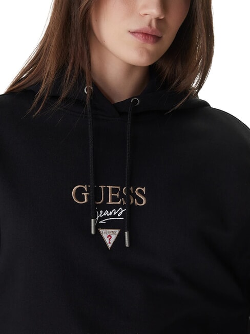 DROP BAKER CROP Sudadera jetbla - Sudaderas de mujer