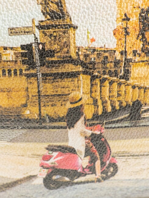 YESBAG Estuche de belleza grande acampanado VACACIONES ROMANAS - Neceser