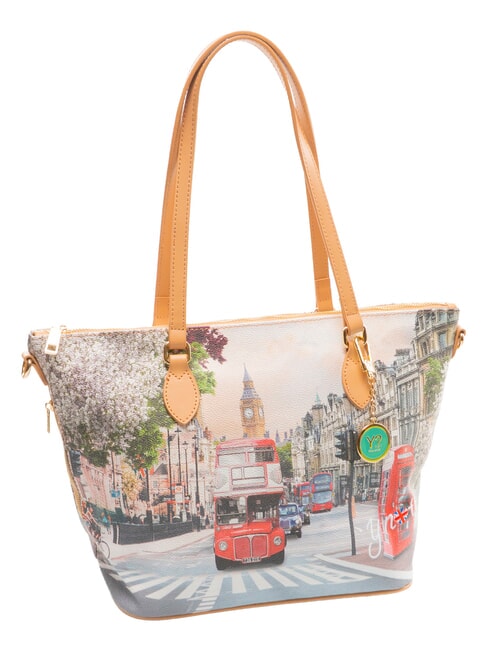 YESBAG Bolso de compras mediano de hombro Arco&iacute;ris de Londres - Bolsos Mujer