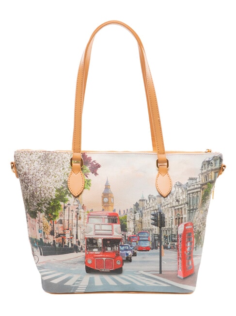 YESBAG Bolso de compras mediano de hombro Arco&iacute;ris de Londres - Bolsos Mujer