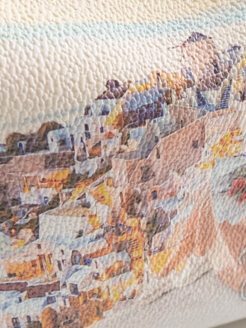 YESBAG Estuche de belleza tipo ba&uacute;l Puesta de sol en Grecia - Neceser