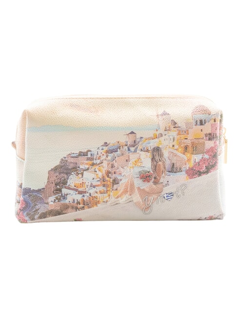 YESBAG Estuche de belleza tipo ba&uacute;l Puesta de sol en Grecia - Neceser