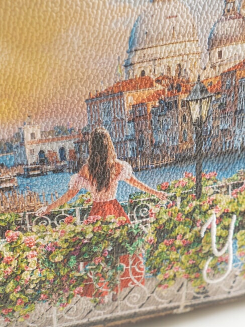 YESBAG Bolso de mano peque&ntilde;o con bandolera canal florido - Bolsos Mujer