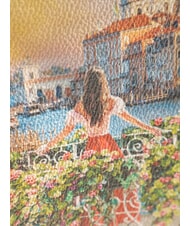 YNOT YESBAG Bolso de mano con bandolera met&aacute;lica canal florido - Bolsos Mujer - 3