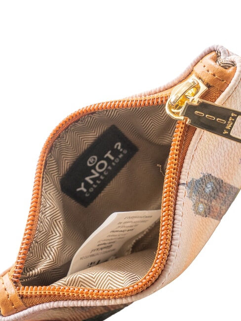 YESBAG Neceser peque&ntilde;o con cremallera flor amarilla - Carteras de mano & Neceser