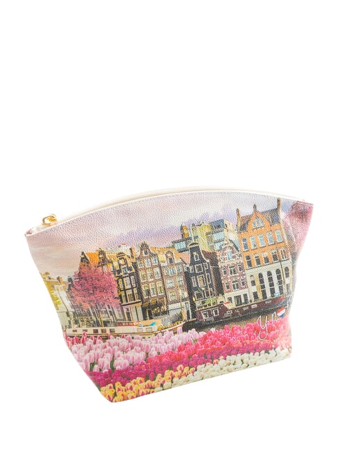 YESBAG Estuche de belleza grande acampanado tulipanes - Neceser