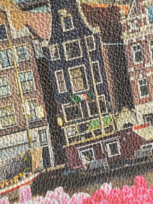 YESBAG Estuche de belleza grande acampanado tulipanes - Neceser