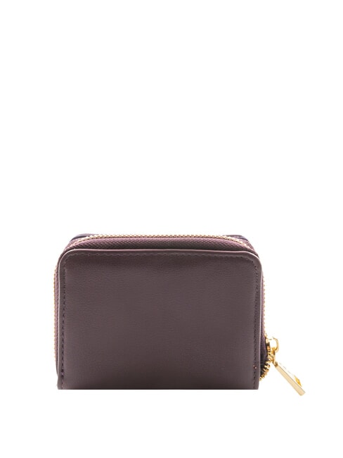 RIBBON Cartera peque&ntilde;a con cremallera vino - Carteras Mujer