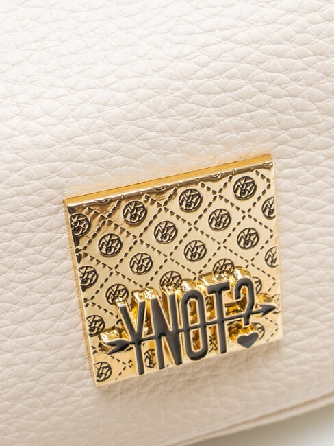 RACHEL Bolso de hombro con inserci&oacute;n de cadena crema - Bolsos Mujer