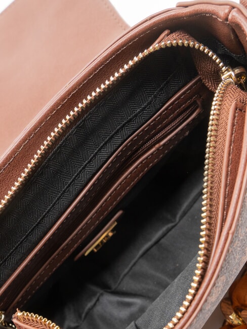 EMILY Bolso de mano / Bolso de hombro logotipo de chocolate - Bolsos Mujer