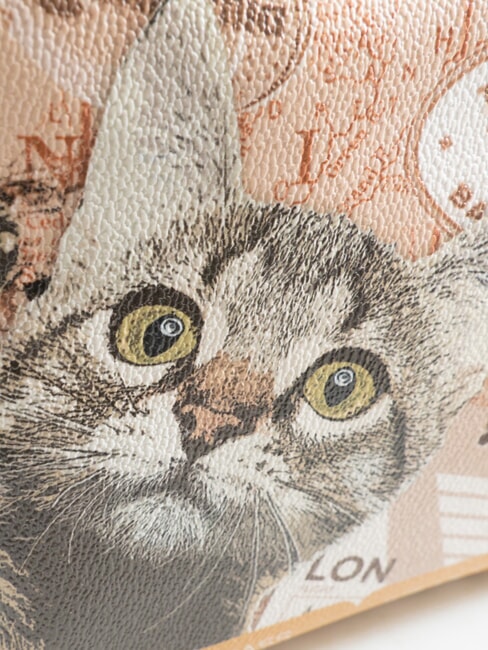 BEST FRIENDS Bolso de hombro mapa de gatos - Bolsos Mujer