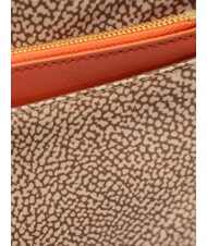 BORBONESE CLASSICA Bolso de hombro papaya beige/roja - Bolsos Mujer - 3