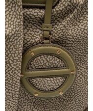 BORBONESE VIS-A-VIS Bolso maxi, con bandolera aceituna - Bolsos Mujer - 3