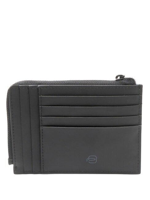CORNER SPECIALE GOMMATO Titular de la tarjeta Zip negro - Carteras Hombre