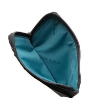 PIQUADRO CORNER SPECIALE GOMMATO Titular de la tarjeta Zip negro - Carteras Hombre - 3