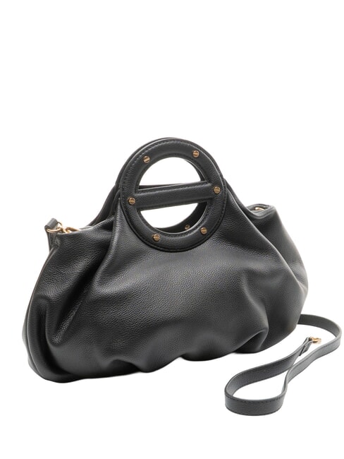 VIS-A-VIS Bolso de mano, con bandolera, en piel. negro - Bolsos Mujer
