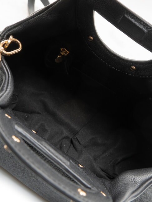 VIS-A-VIS Bolso de mano, con bandolera, en piel. negro - Bolsos Mujer