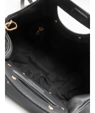 BORBONESE VIS-A-VIS Bolso de mano, con bandolera, en piel. negro - Bolsos Mujer - 5