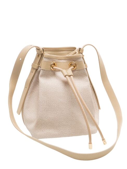 FLIGHT Mini bolso de hombro tipo cubo arena - Bolsos Mujer