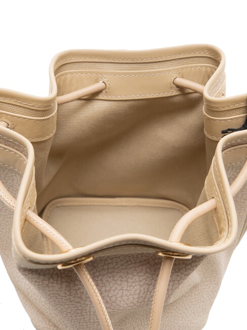 FLIGHT Mini bolso de hombro tipo cubo arena - Bolsos Mujer