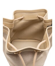 BORBONESE FLIGHT Mini bolso de hombro tipo cubo arena - Bolsos Mujer - 5