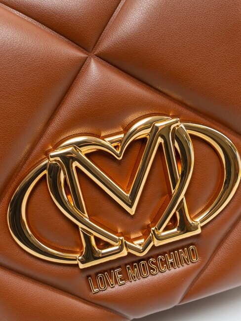 EMBOSSED Mini bolso de hombro marr&oacute;n - Bolsos Mujer