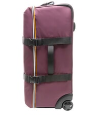 KWAY BLOSSAC  Carro mediano impermeable violeta malva vino-bl - Trolley Semirr&iacute;gidos - 5