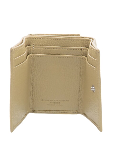 WALLETS GRAIN Cartera peque&ntilde;a de piel granulada sauce - Carteras Mujer