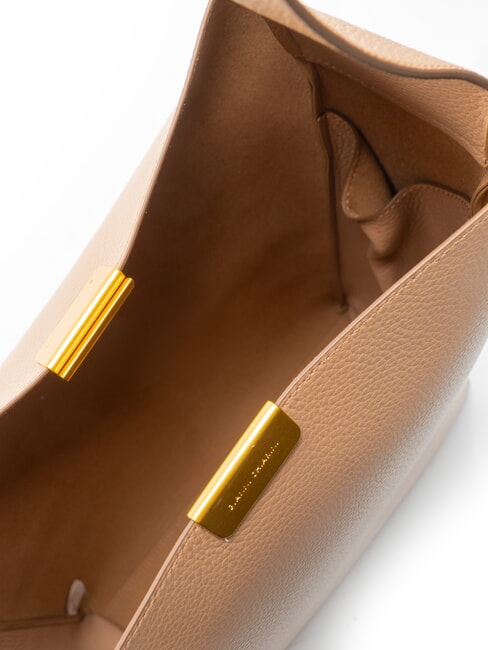 JO Bolso de hombro de piel arcilla - Bolsos Mujer