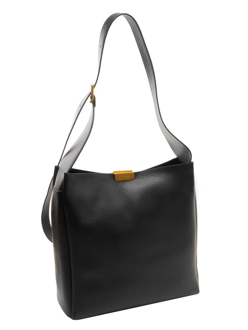 JO Bolso de hombro de piel negro - Bolsos Mujer