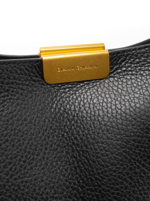 JO Bolso de hombro de piel negro - Bolsos Mujer